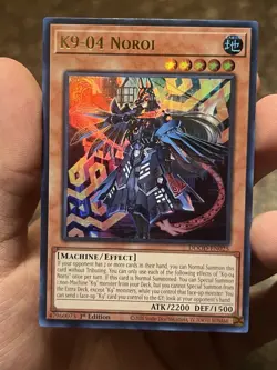 Yugioh! K9-04 Noroi DOOD-EN025 Ultra Rare 1st Edition NM - Image 1