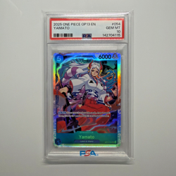 2025 ONE PIECE OP13-CARRYING ON HIS WILL #054 YAMATO PSA 10 - Image 1