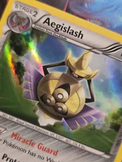 Aegislash 100/160 XY Primal Clash Holo Rare Pokemon Card - Image 2