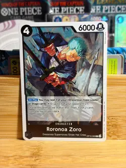 RORONOA ZORO 095 Royal Blood Rare One Piece Card Game NM - Image 1