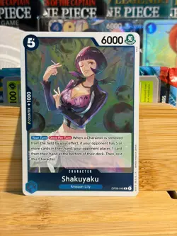 SHAKUYAKU 046 Two Legends Holo One Piece Card Game LP - Image 1