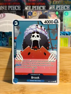 BROOK 056 A Fist of Divine Speed Holo One Piece Card Game LP - Image 1