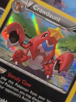 Crawdaunt 92/160 XY Primal Clash Holo Rare Pokemon Card - Image 2