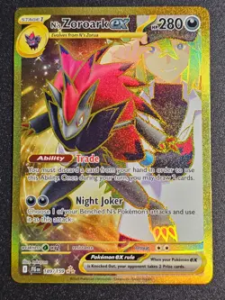 Pokemon TCG - N's Zoroark EX 189/159 Journey Together - Image 1