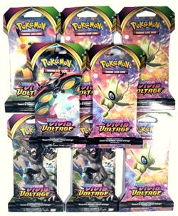 Pokemon Sword & Shield Vivid Voltage 8 Booster Packs New Factory Sealed - Image 1