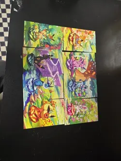 Pokemon Prismatic Evolution Eevee Mini Tin Art Cards 8/8 Complete Bundle - Image 1