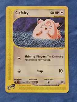 LP Clefairy 101/165 Expedition common 2002 Pokemon Card - Image 1