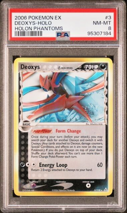 Pokemon PSA 8 Deoxys Delta Species #3 Holo Ex Holon Phantoms 2006 English - Image 2