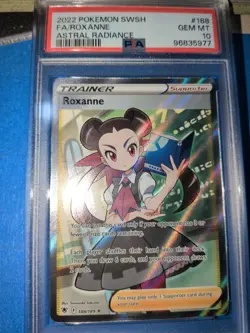 2022 ROXANNE FULL ART ASTRAL RADIANCE 188/189 PSA 10 GEM MINT TRAINER POKEMON - Image 1