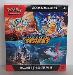 Pokemon TCG Scarlet & Violet: Surging Sparks Booster Bundle – 6 Packs! NEW! - Image 1