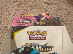 Pokemon Sun & Moon Team Up Booster Box Empty 820650814860 - Image 2