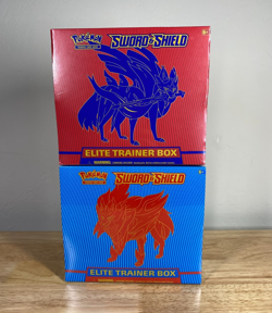 2 Pokemon Sword and Shield Base Set ETB Elite Trainer Box NEW Factory Sealed - Image 1