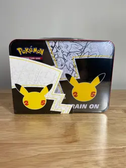 Pokemon 25th Anniversary Celebrations Treasure Chest Lunch Box Great Condition - Image 2