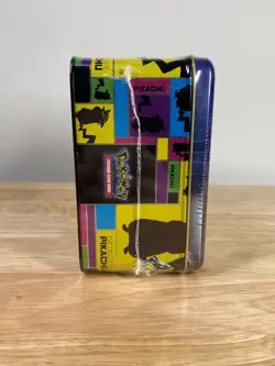 Pokemon Detective Pikachu Collector Treasure Chest Lunch Box Tin Sealed TCG - Image 4