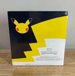 Pokemon Center PC TCG Celebrations ETB Elite Trainer Factory Sealed Box 820650829147 - Image 1