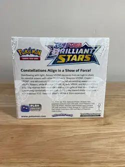 Pokemon Brilliant Stars Booster Box Factory Sealed Sword & Shield Good Corners - Image 3