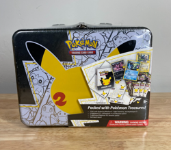 Pokemon 25th Anniversary Celebrations Treasure Chest Lunch Box Collectors Tin - Image 1
