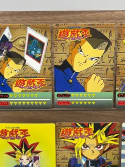 Yugioh Marusho sticker lot 15 set 1999 TOEI vintage oldschool Yugi Bakura Tea NM - Image 5