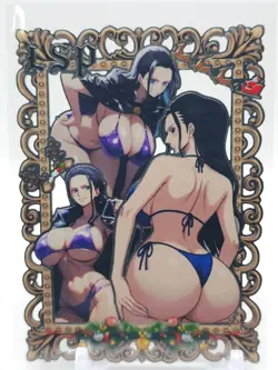 Goddess Story - Silver Metal Waifu Card - Nico Robin - NUMBERED 012/200 - Image 1