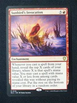 Sunbird's Invocation - BLC - Mtg Card #3H7 - Image 1