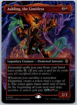 Ashling, the Limitless (Borderless) M Commander: Lorwyn Eclipsed 1 NM - Image 1