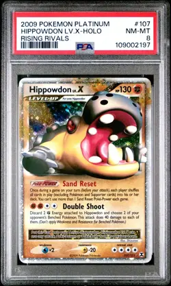 Pokemon Mesprit LV.X #143 PSA 7 & Hippowdon LV.X #107 PSA 8 for jimro8 - Image 3