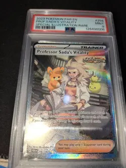2023 PROFESSOR SADA’S VITALITY SIR 256/182 PARADOX RIFT PSA 9 MINT POKEMON - Image 1