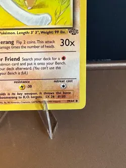 Marowak Uncommon 1st Edition Jungle 39/64 Pokemon - Image 4