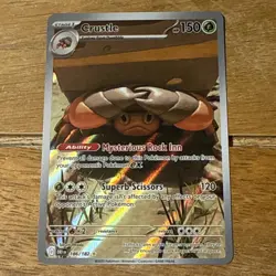 Pokemon Card Crustle 186/182 Illustration Rare Destined Rivals - Image 1