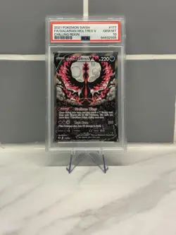 Pokemon - Galarian Moltres V - 177/198 - Chilling Reign - PSA 10 - Gem Mint - Image 1