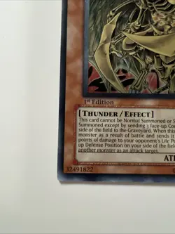 Yu-Gi-Oh Hamon, Lord of Striking Thunder SOI-EN002 1st Edition Ultimate Rare - Image 5
