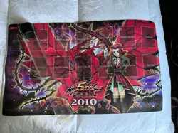 Yu-Gi-Oh! 2010 5DS Akiza Black Rose Dragon Official Win-A-Playmat - Image 1