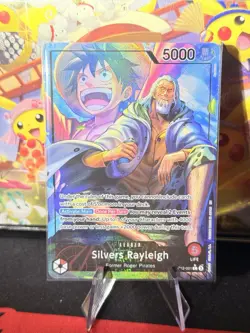 OP-12-001 Silvers Rayleigh Alt Art Leader One Piece Legacy of the Master ENG NM - Image 1