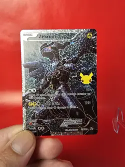 Pokemon TCG Zekrom 114/114 Holo Rare Card 25th Anniversary Celebrations - Image 5