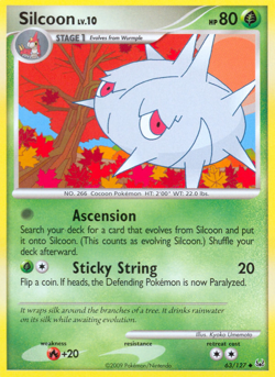 Silcoon 63/127 Uncommon | Platinum | Pokemon Card - Image 1