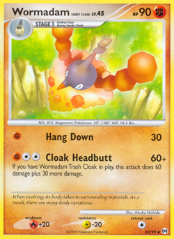 Wormadam Sandy Cloak 50/99 Uncommon | Arceus | Pokemon Card - Image 1