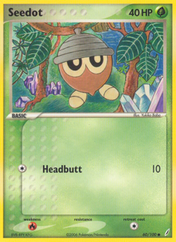 Seedot 60/100 Common | Crystal Guardians | Pokemon Card - Image 1