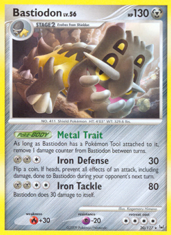 Bastiodon 20/127 Rare | Platinum | Pokemon Card - Image 1