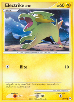 Electrike 63/99 Common | Arceus | Pokemon Card - Image 1