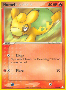 Numel 72/110 Common | Holon Phantoms | Pokemon Card - Image 1
