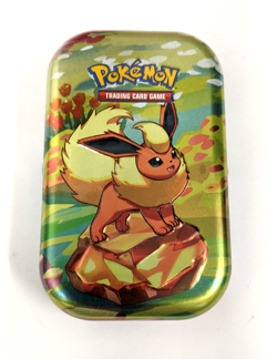 Pokemon TCG Flareon Scarlet & Violet Prismatic Evolutions Mini Tin Card Coin - Image 1
