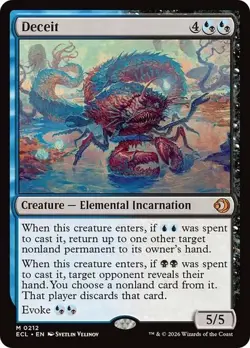 MTG Deceit (Regular) Near Mint - Lorwyn Eclipsed - Image 1