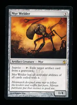 * * 1x Myr Welder x1 * * Mirrodin Besieged MTG VLP Very Lightly Played - Image 1