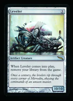 * * 1x FOIL Leveler x1 * * Mirrodin MTG VLP Very Lightly Played - Image 1