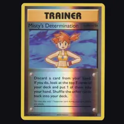 Misty's Determination 80/108 Evolutions Reverse Holo Uncommon Pokemon TCG NM - Image 1