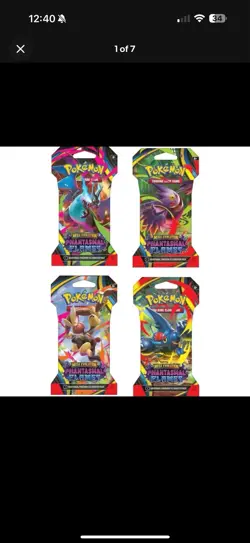 40x Pokemon ME02 Phantasmal Flames Blister Packs Assorted - Image 2