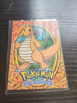 1999 Topps Pokemon Animation Series 1 E12 of 12 #149 Dragonite Black Logo - Image 1