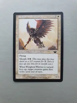 Wingbeat Warrior , MTG Legions (2003), Common White Creature NM - Image 1