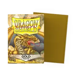 Dragon Shield Matte 100 Sleeves - Bustine Protettive GOLD ORO Magic Pokemon - Image 1