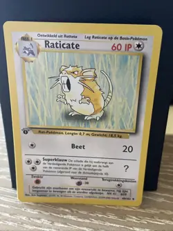 Raticate 40/102 1st Edition Base Set NM DUTCH Pokemon Free Ship - Image 1